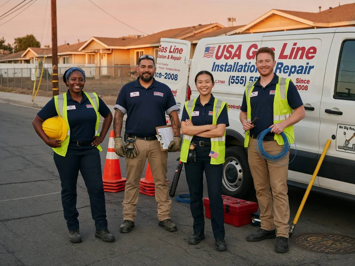 Gas Line Installation company in Sunray, TX